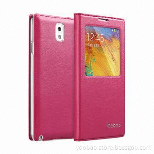 Slim Leather Cases for Samsung Note 3 (N9000), Simple and Elegant, Humanized Design